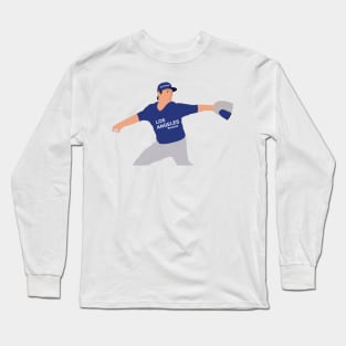 Baseball player in action Long Sleeve T-Shirt